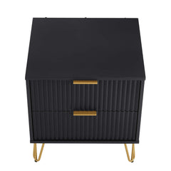 DUMBO 2.0 Nightstand in Black (set of 2) - Ornate Home