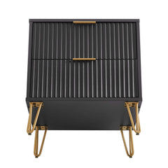 DUMBO 2.0 Nightstand in Black (set of 2) - Ornate Home