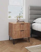 DUMBO 2.0 Nightstand in Golden Brown - Ornate Home