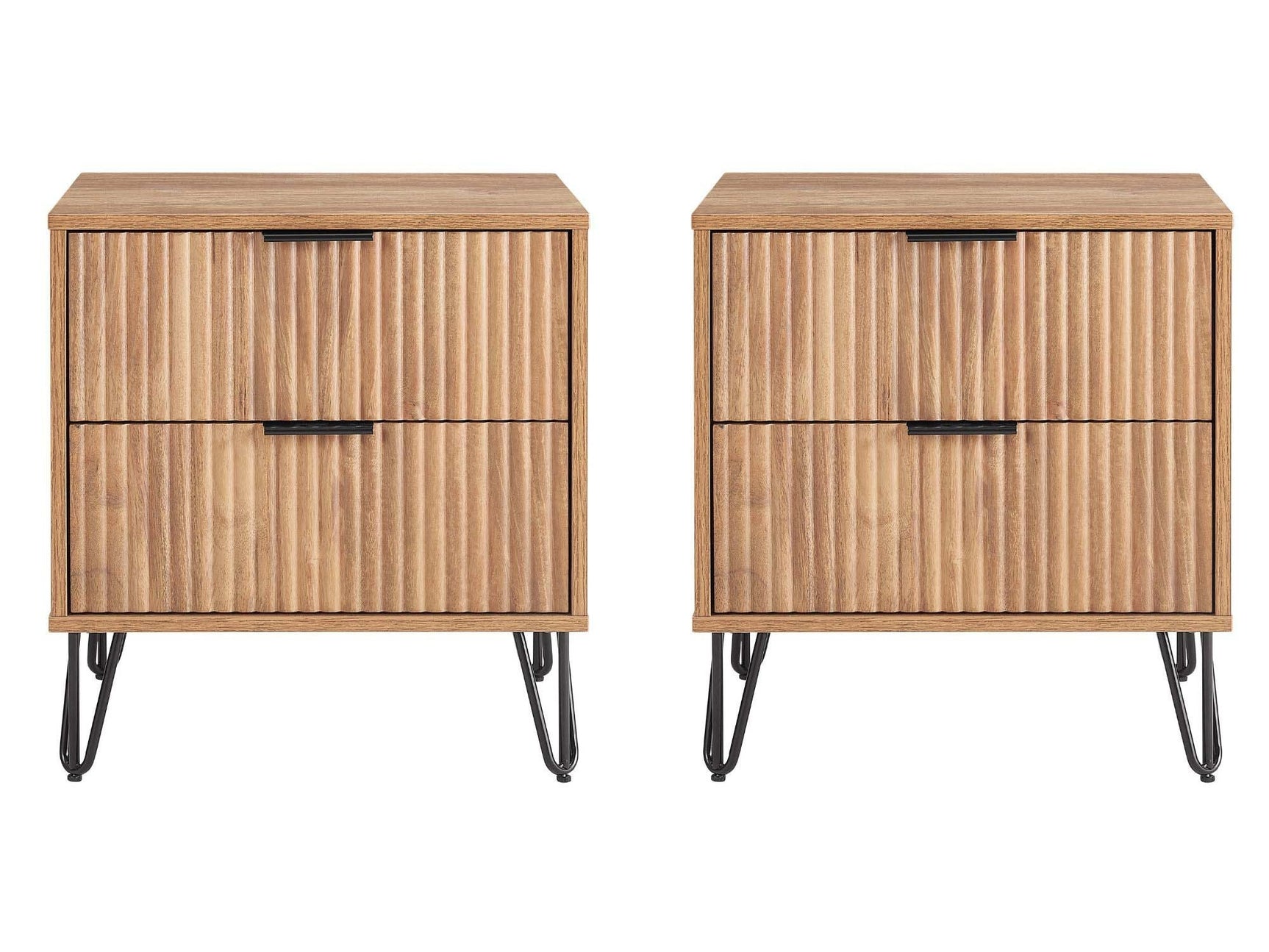 DUMBO 2.0 Nightstand in Golden Brown (set of 2) - Ornate Home