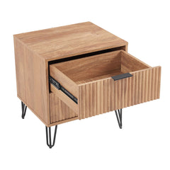 DUMBO 2.0 Nightstand in Golden Brown (set of 2) - Ornate Home
