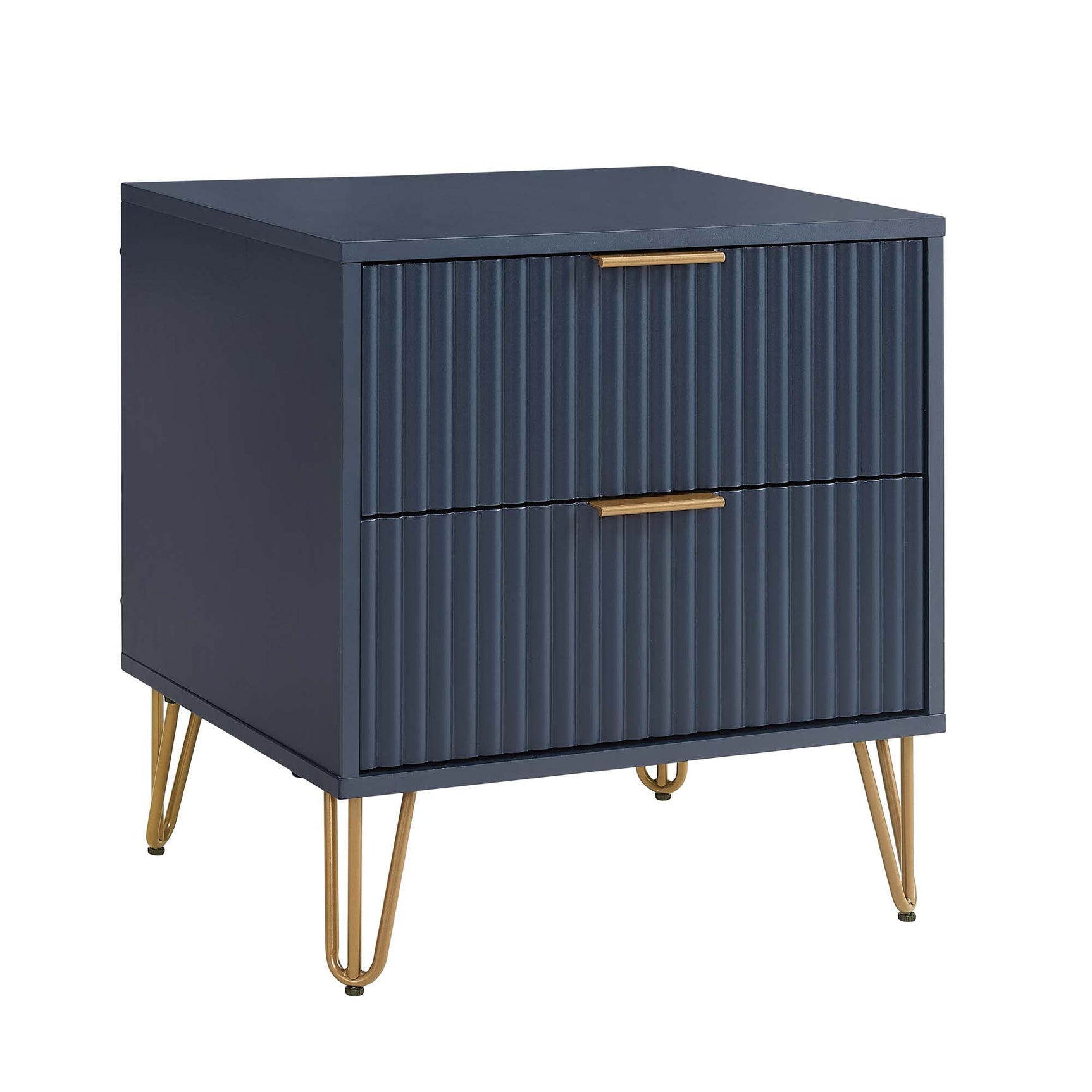 DUMBO 2.0 Nightstand in Midnight Blue - Ornate Home
