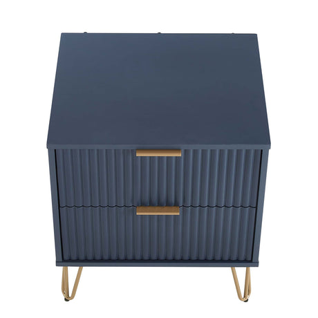 DUMBO 2.0 Nightstand in Midnight Blue - Ornate Home