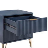 DUMBO 2.0 Nightstand in Midnight Blue (set of 2) - Ornate Home