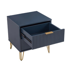 DUMBO 2.0 Nightstand in Midnight Blue (set of 2) - Ornate Home