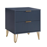 DUMBO 2.0 Nightstand in Midnight Blue (set of 2) - Ornate Home