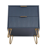 DUMBO 2.0 Nightstand in Midnight Blue (set of 2) - Ornate Home