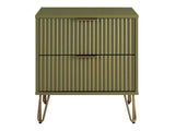 DUMBO 2.0 Nightstand in Olive Green - Ornate Home