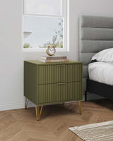 DUMBO 2.0 Nightstand in Olive Green - Ornate Home