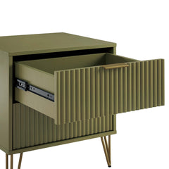 DUMBO 2.0 Nightstand in Olive Green - Ornate Home