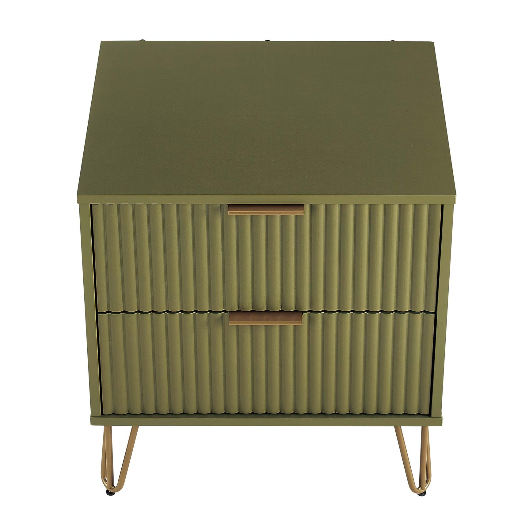 DUMBO 2.0 Nightstand in Olive Green - Ornate Home