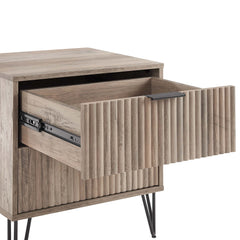 DUMBO 2.0 Nightstand in Rustic Grey - Ornate Home