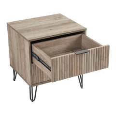DUMBO 2.0 Nightstand in Rustic Grey - Ornate Home