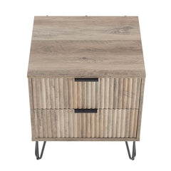 DUMBO 2.0 Nightstand in Rustic Grey - Ornate Home