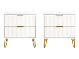 DUMBO 2.0 Nightstand in White (set of 2) - Ornate Home