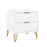 DUMBO 2.0 Nightstand in White (set of 2) - Ornate Home