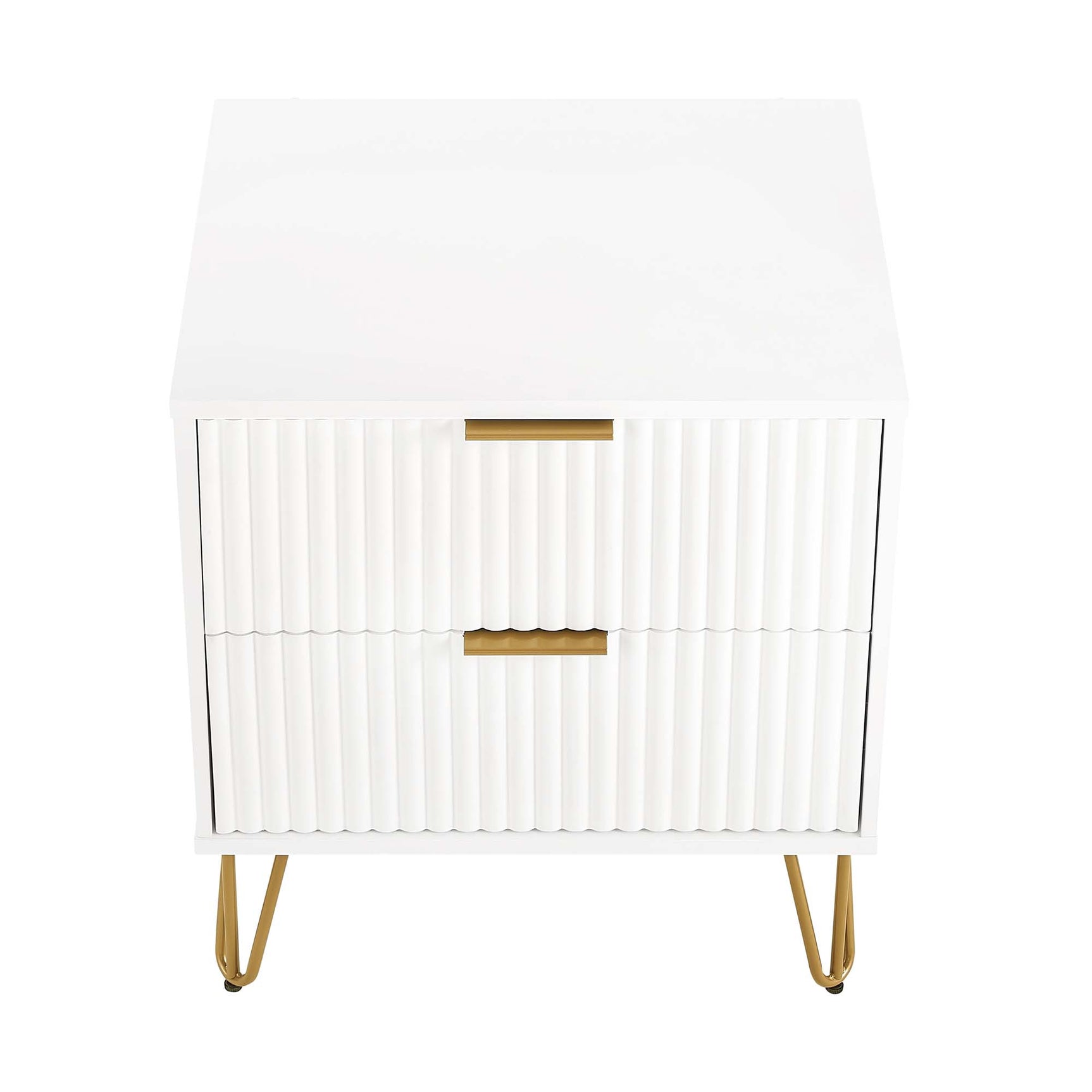 DUMBO 2.0 Nightstand in White (set of 2) - Ornate Home