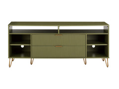 DUMBO 63" TV Stand in Olive Green - Ornate Home