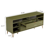DUMBO 63" TV Stand in Olive Green - Ornate Home