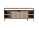 DUMBO 63" TV Stand in Rustic Grey - Ornate Home