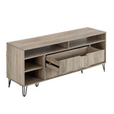 DUMBO 63" TV Stand in Rustic Grey - Ornate Home