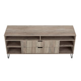 DUMBO 63" TV Stand in Rustic Grey - Ornate Home