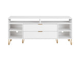 DUMBO 63" TV Stand in White - Ornate Home