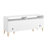 DUMBO 63" TV Stand in White - Ornate Home