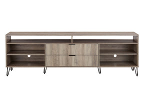 DUMBO 85" TV Stand in Golden Brown - Ornate Home