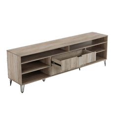 DUMBO 85" TV Stand in Golden Brown - Ornate Home