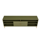 DUMBO 85" TV Stand in Olive Green - Ornate Home