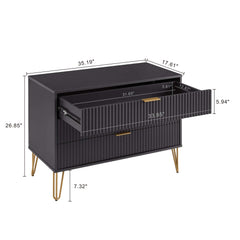 DUMBO Dresser in Black - Ornate Home