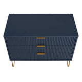 DUMBO Dresser in Midnight Blue - Ornate Home