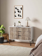 DUMBO Dresser in White and Grey - Ornate Home