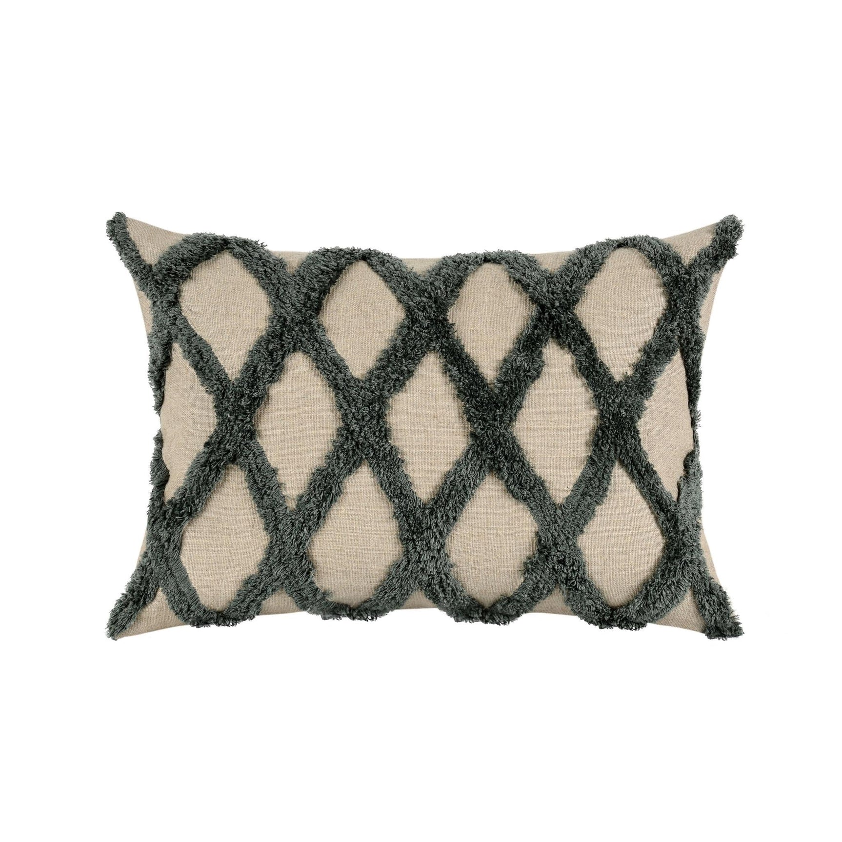 DV Caro Forest Green 14x20 Throw Pillow (Set of 2) - Ornate Home