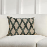 DV Caro Forest Green 14x20 Throw Pillow (Set of 2) - Ornate Home