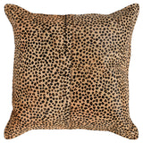 DV Leopard Hide Camel/Black Multiple Sizes Throw Pillow (Set of 2) - Ornate Home
