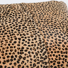 DV Leopard Hide Camel/Black Multiple Sizes Throw Pillow (Set of 2) - Ornate Home