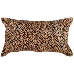 DV Leopard Hide Camel/Black Multiple Sizes Throw Pillow (Set of 2) - Ornate Home