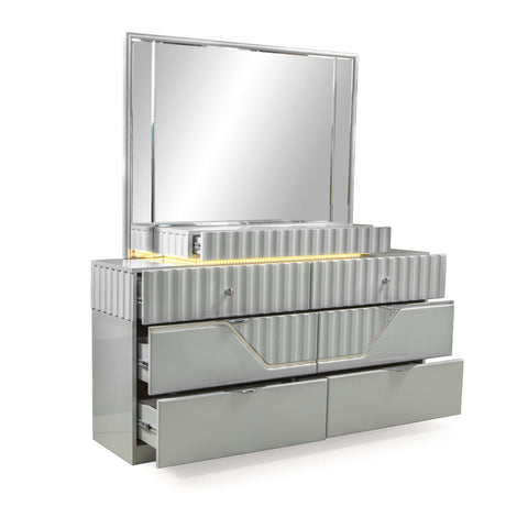 Da Vinci Gray Dresser - Ornate Home