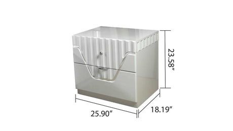 Da Vinci Gray Queen Bedroom Set / 5pc - Ornate Home