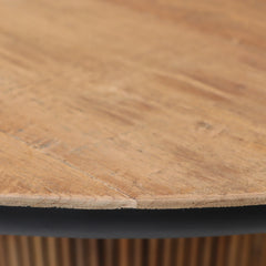Dabney Natural Wood Wash Round Dining Table - Ornate Home