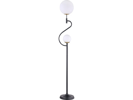 Dacki White Floor Lamp - Ornate Home
