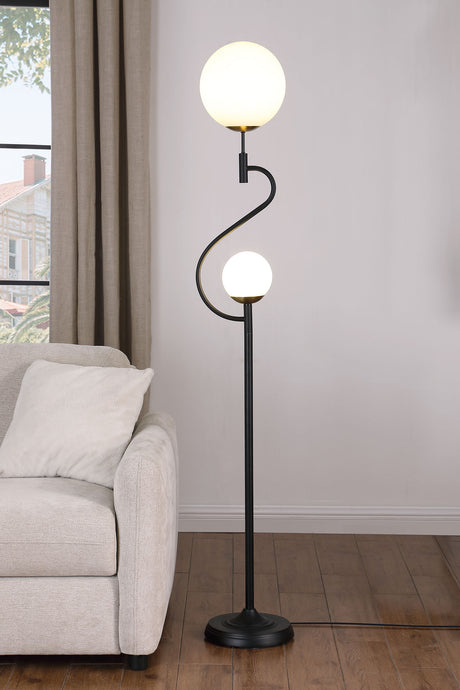Dacki White Floor Lamp - Ornate Home