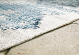 Daddridge Blue/Gray/Ivory 8' x 10' Rug - Ornate Home