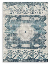 Daddridge Blue/Gray/Ivory 8' x 10' Rug - Ornate Home