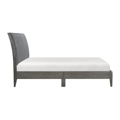 Dade Gray Eastern King Platform Bed - Ornate Home