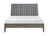 Dade Gray Queen Platform Bed - Ornate Home