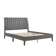 Dade Gray Queen Platform Bed - Ornate Home