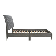 Dade Gray Queen Platform Bed - Ornate Home